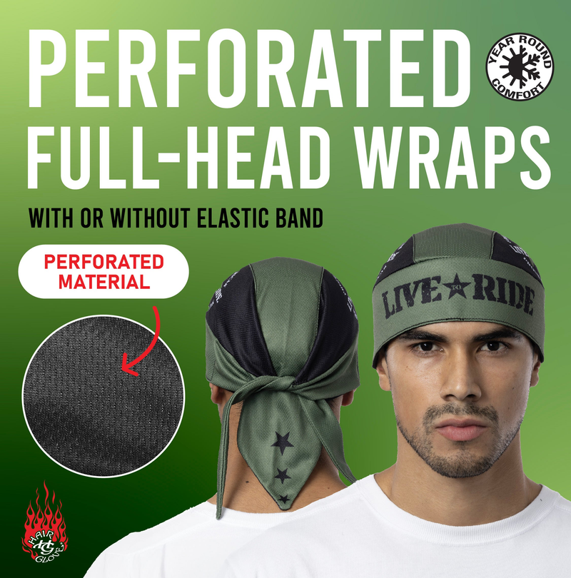 Full-Head Wrap Perforated