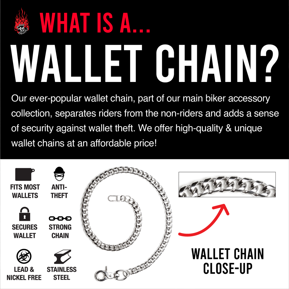 23 3-Layer Wallet Chain – Hair Glove