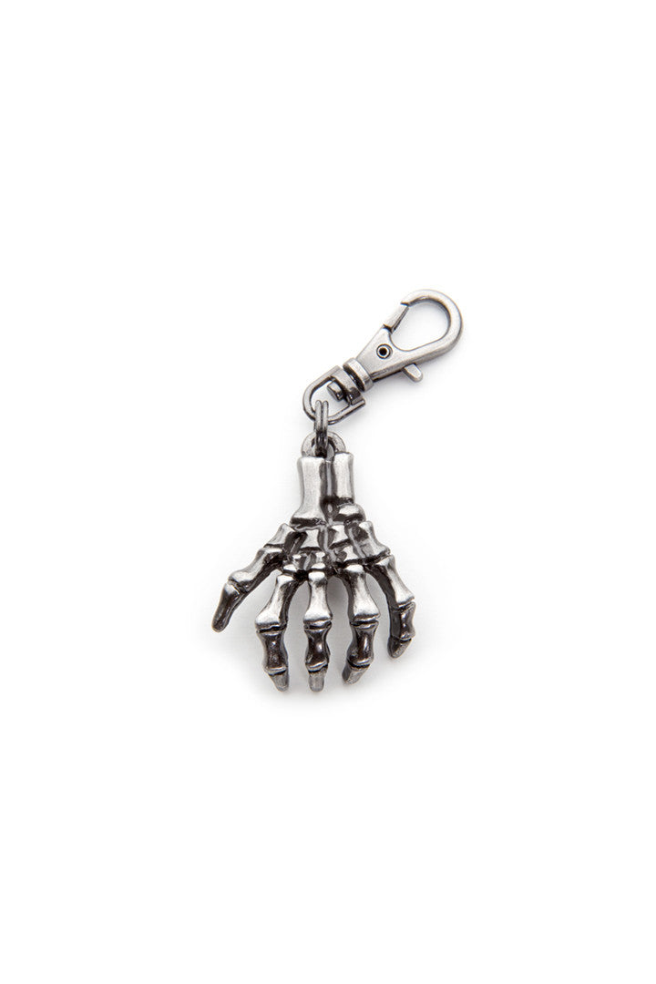 Skeletal Hand Zipper Pull – Hair Glove