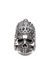  - Stainless Steel Ring - Skull Feathers Ring - 2