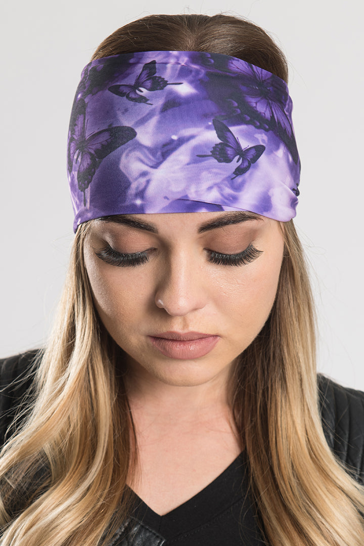 Hair Glove Ez Bands Soaker Series - Stretchy Headbands For Bikers, Work, Or Active Wear