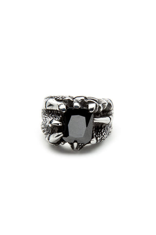  - Stainless Steel Ring - Black Zircon Ring - 1