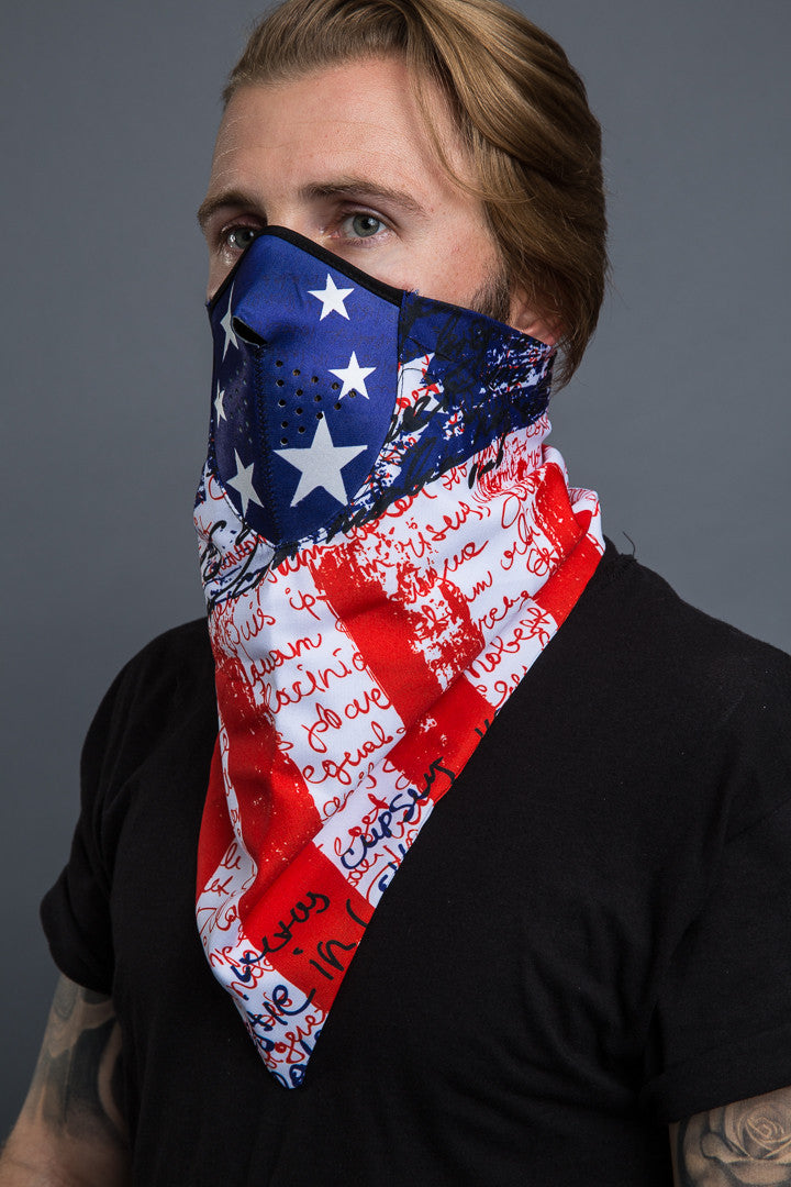 3 PCS Bandiera Americana Bandana Cotone Sciarpa Al Collo Esterna - Foto 10