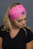 - Headband - Paisley Cancer Awareness EZ Bandz - 5