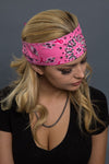  - Bandana Headband - Pink Ribbon Crystal EZ Dana - 3