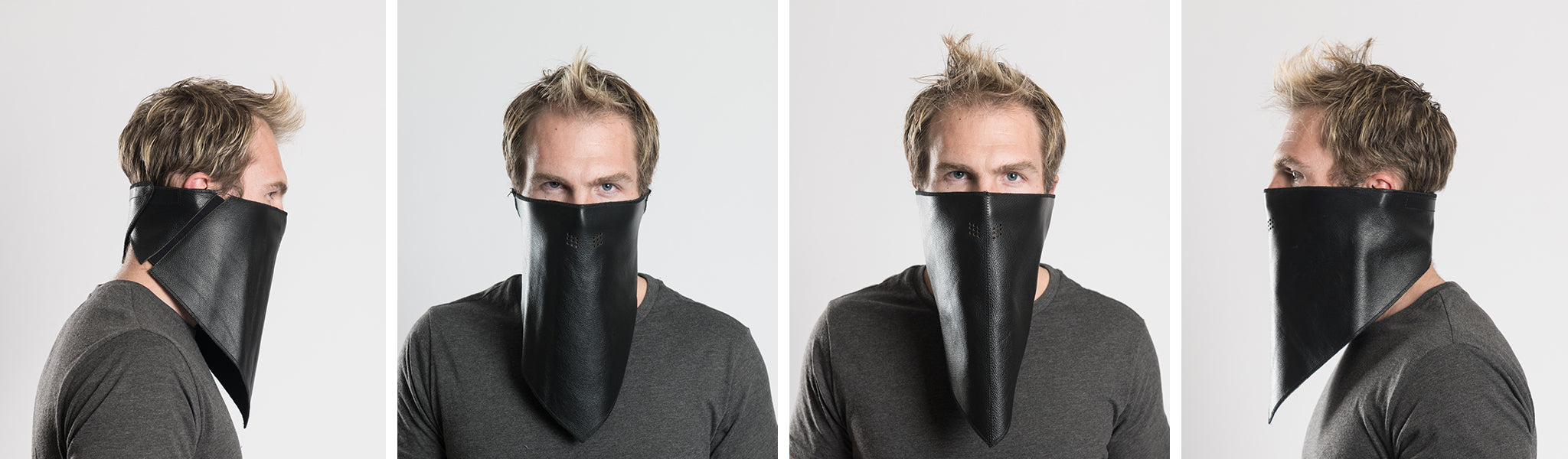 Leather Triangle Masks – Hair Glove