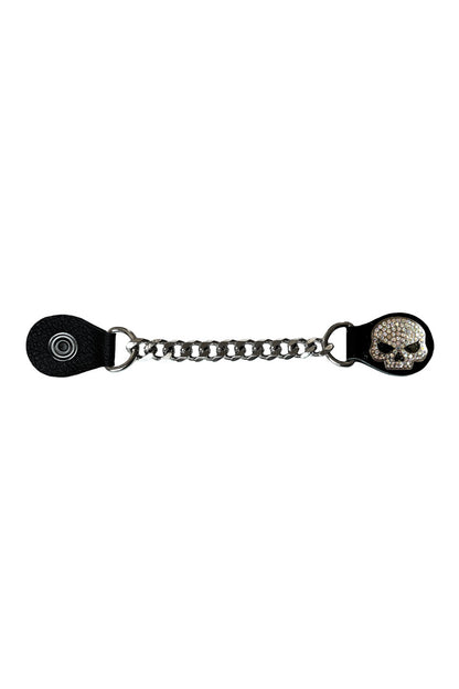 Iridescence Bling Skull 7" Women's Vest Extender