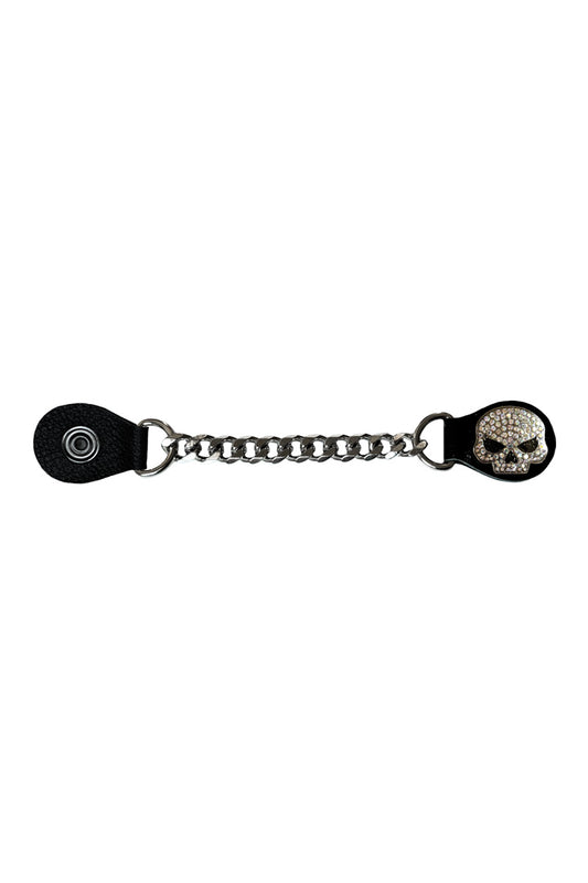 Iridescence Bling Skull 7" Women's Vest Extender