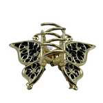 1" Bling Butterfly Jaw Clip Pack of 2