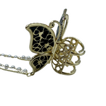 1" Bling Butterfly Jaw Clip Pack of 2