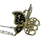 1" Bling Butterfly Jaw Clip Pack of 2