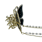 1" Bling Butterfly Jaw Clip Pack of 2