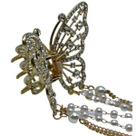 1" Bling Butterfly Jaw Clip Pack of 2