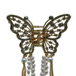 1" Bling Butterfly Jaw Clip Pack of 2