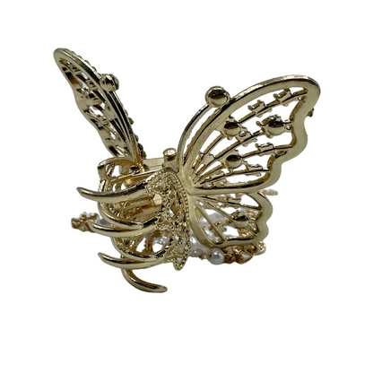 1" Bling Butterfly Jaw Clip Pack of 2