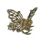 1" Bling Butterfly Jaw Clip Pack of 2