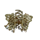1" Bling Butterfly Jaw Clip Pack of 2