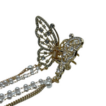 1" Bling Butterfly Jaw Clip Pack of 2