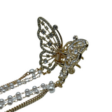 1" Bling Butterfly Jaw Clip Pack of 2