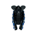 2" Blue Crystal Jaw Clip Pack of 3