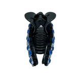 2" Blue Crystal Jaw Clip Pack of 3