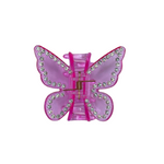 2.5" Pink w/Gems Acrylic Butterfly Pack of 3