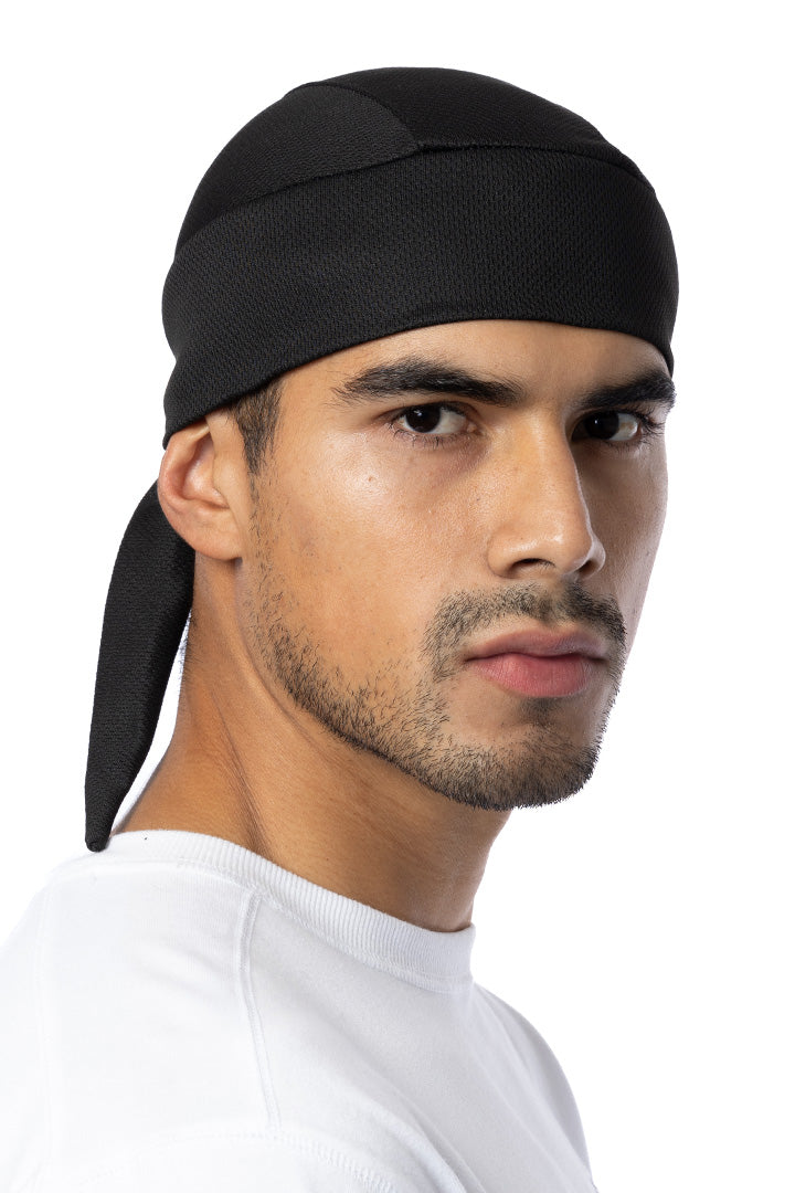 Solid Black Perforated Full-Head Wrap (NO Elastic Band) – Hair Glove