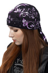 Butterflies w/Gems Full-Head Wrap
