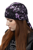 Butterflies w/Gems Full-Head Wrap