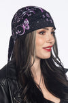 Butterflies w/Gems Full-Head Wrap
