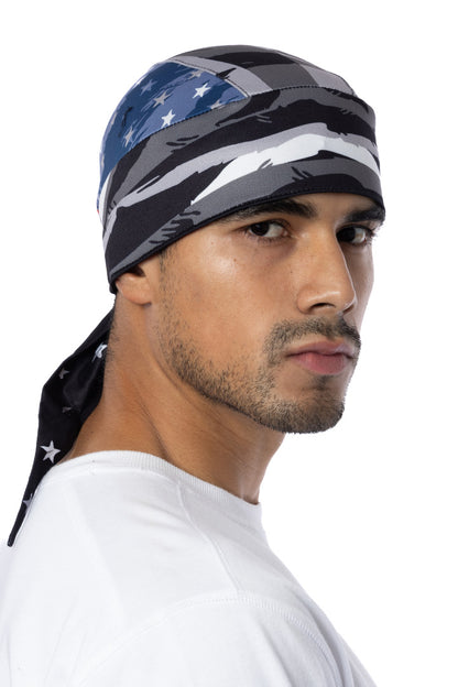 Patriotic Full-Head Wrap