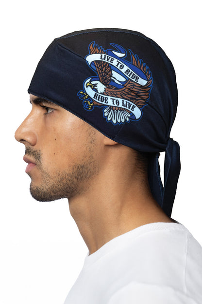 Eagle Lapis Blue Full-Head Wrap