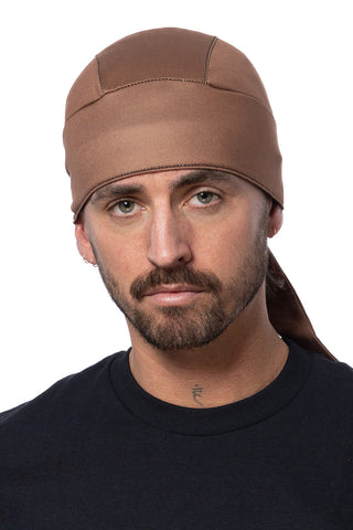 Solid Toffee Full-Head Wrap