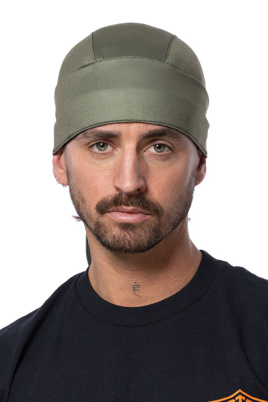 Solid Grape Leaf Full-Head Wrap