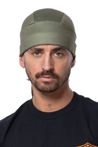 Solid Grape Leaf Full-Head Wrap
