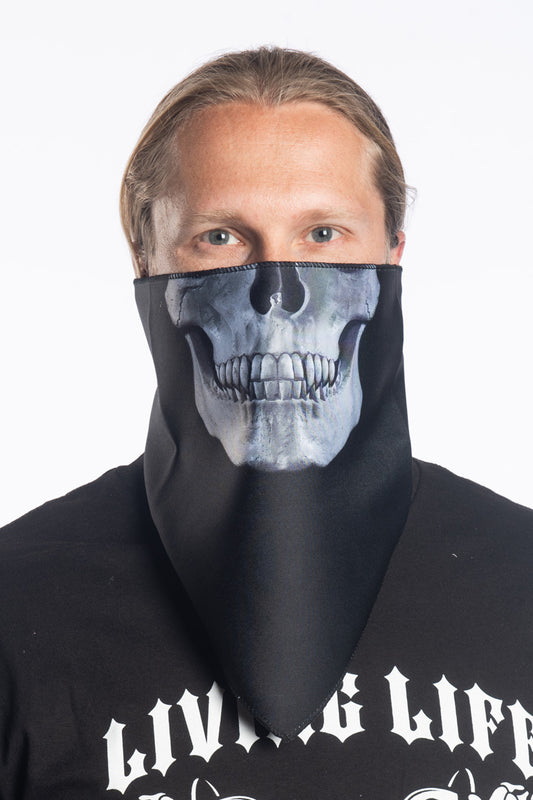 White Jaw Triangle Mask