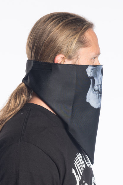 White Jaw Triangle Mask