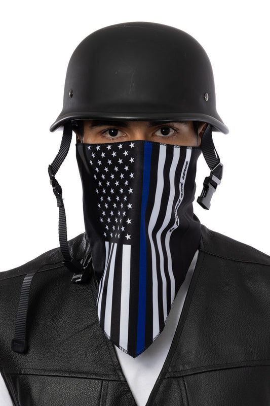 Thin Blue Line Triangle Mask