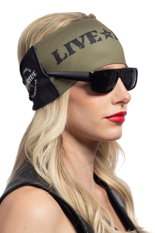 Live to Ride Shades Holder EZ Bandz