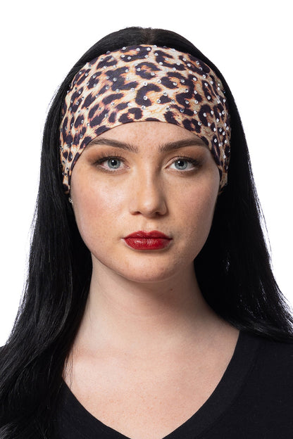 Bling'd Leopard Rally Headband
