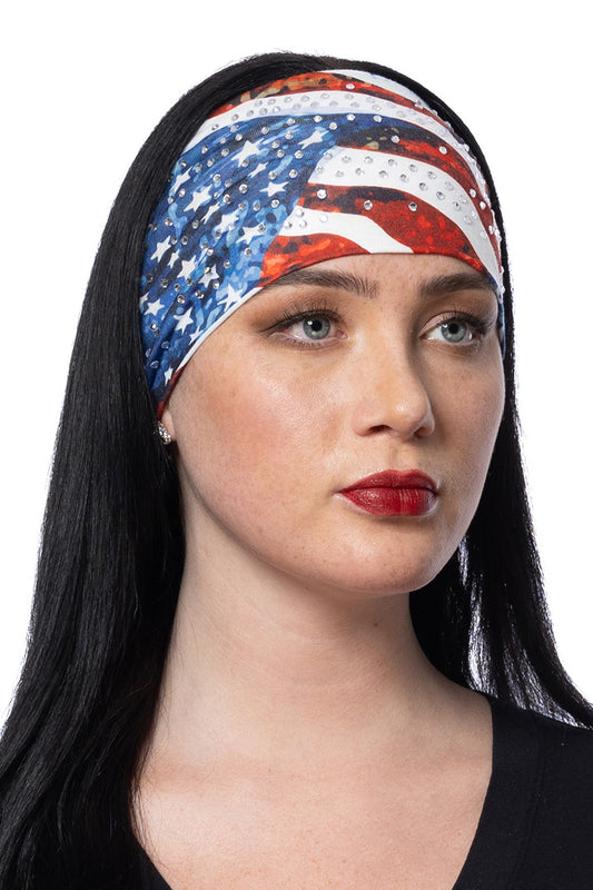 Bling'd USA Flag Rally Headband
