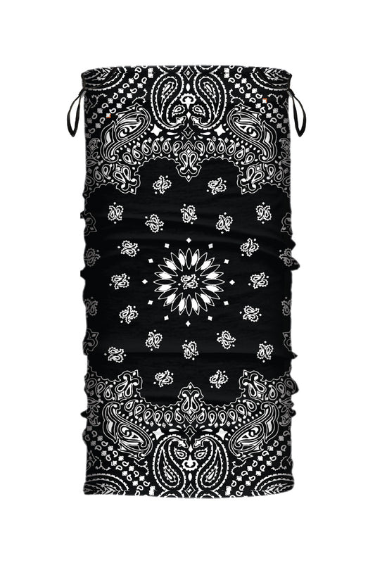 Black Paisley Soaker Series EZ Tube w/Ear Loop
