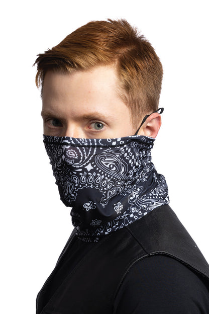 Black Paisley Soaker Series EZ Tube w/Ear Loop