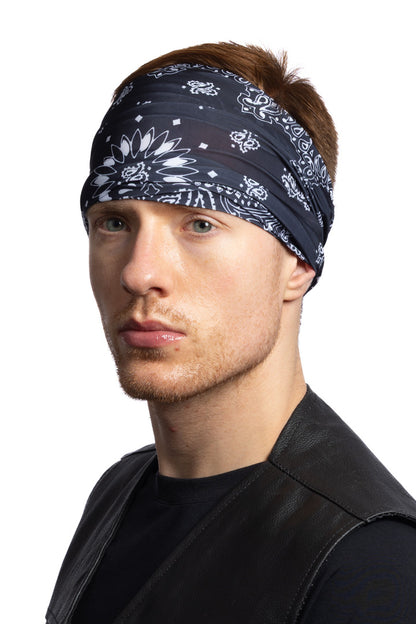 Black Paisley Soaker Series EZ Tube w/Ear Loop