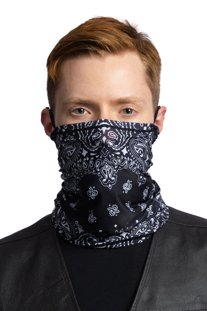 Black Paisley Soaker Series EZ Tube w/Ear Loop