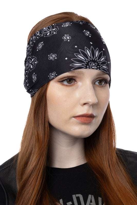 Black and Grey Paisley w/Gems Ez Bandz Soaker Series