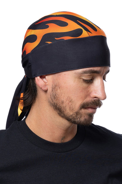 Flames Soaker Full-Head Wrap