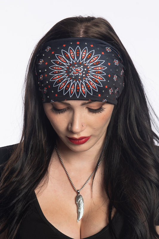 Orange Sunrise Paisley w/Gems Ez Bandz Soaker Series