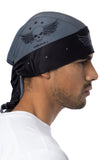 Skull w/Wings Soaker Full-Head Wrap