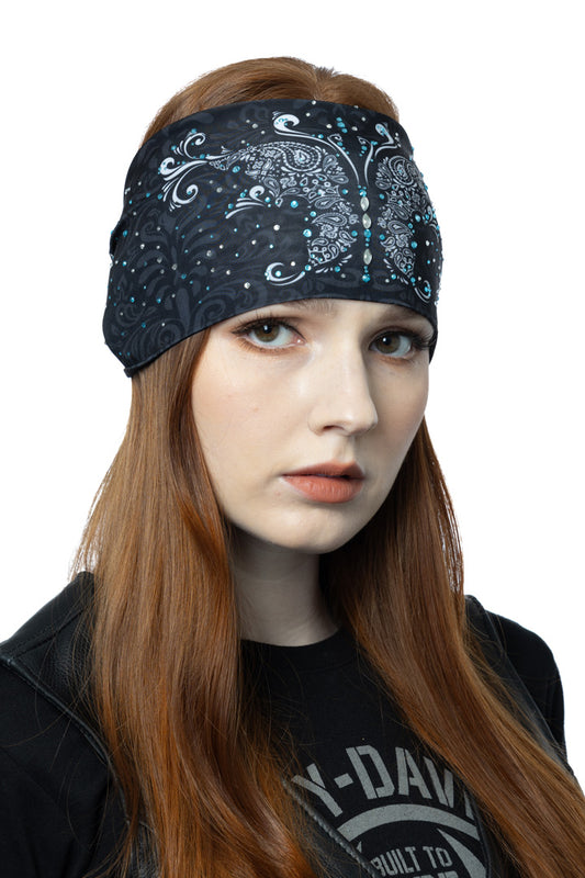 Paisley Butterfly w/Teal Gems EZ Bandz Soaker